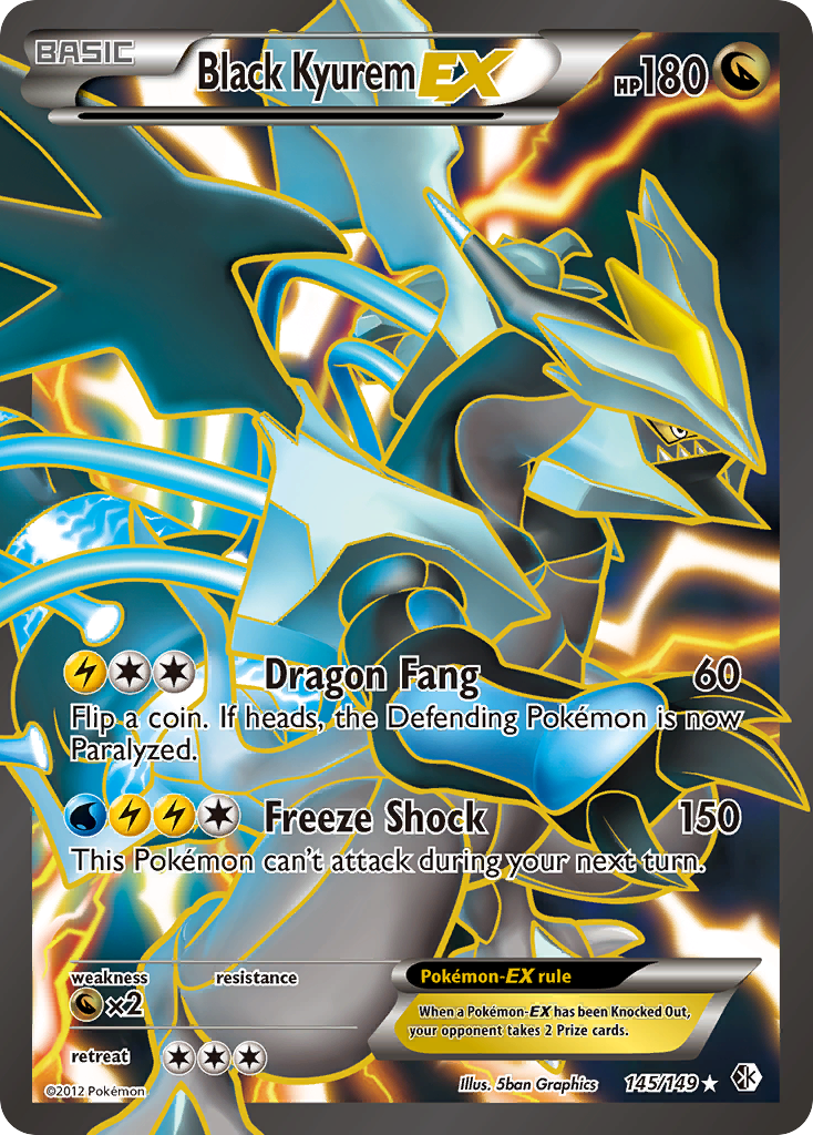 Black Kyurem EX (145/149) [Black & White: Boundaries Crossed] | Sanctuary Gaming