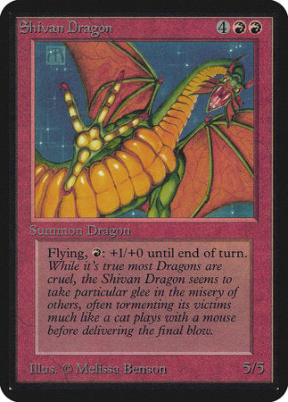 Shivan Dragon [Limited Edition Alpha] | Sanctuary Gaming
