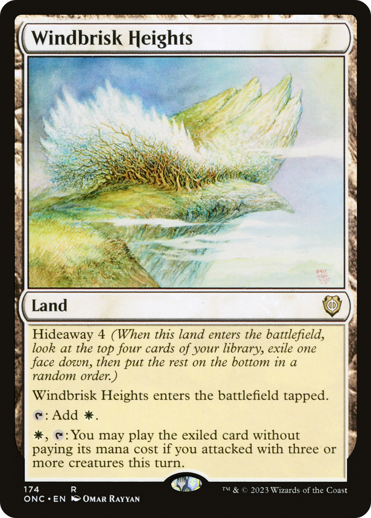 Windbrisk Heights [Phyrexia: All Will Be One Commander] | Sanctuary Gaming