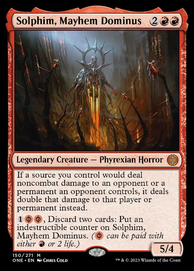 Solphim, Mayhem Dominus [Phyrexia: All Will Be One] | Sanctuary Gaming