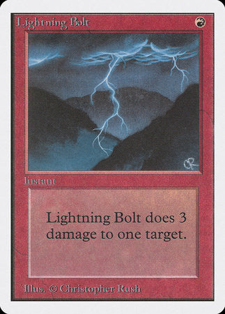 Lightning Bolt [Unlimited Edition] | Sanctuary Gaming