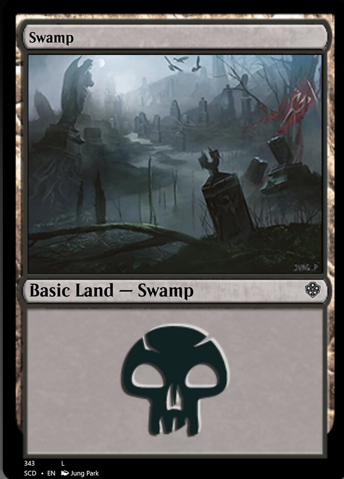 Swamp (343) [Starter Commander Decks] | Sanctuary Gaming