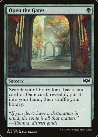 Open the Gates [Ravnica Allegiance] | Sanctuary Gaming