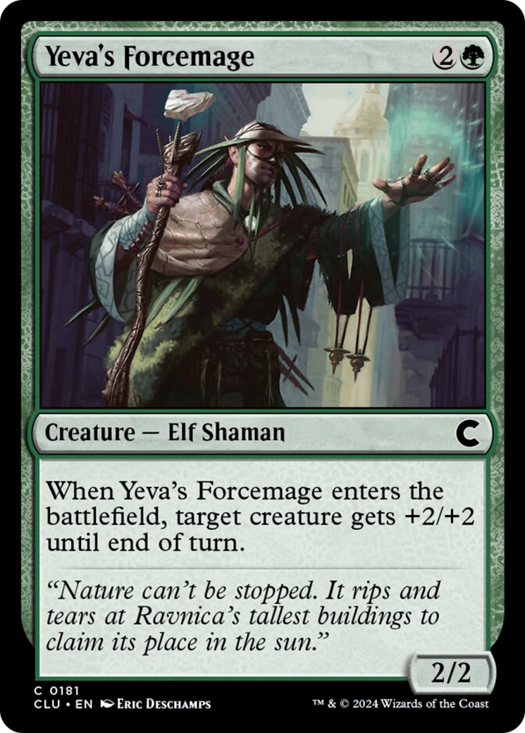 Yeva's Forcemage [Ravnica: Clue Edition] | Sanctuary Gaming