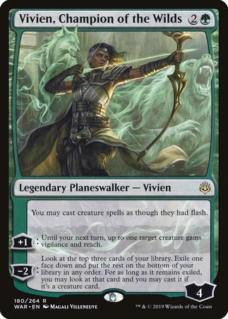 Vivien, Champion of the Wilds [War of the Spark] | Sanctuary Gaming