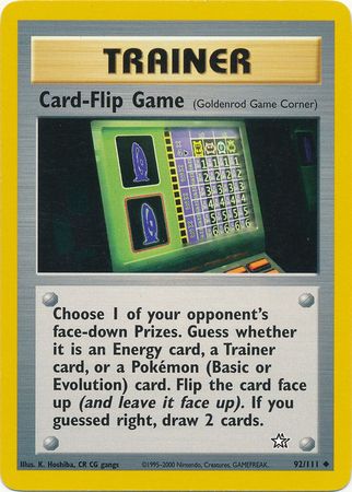 Card-Flip Game (92/111) [Neo Genesis Unlimited] | Sanctuary Gaming