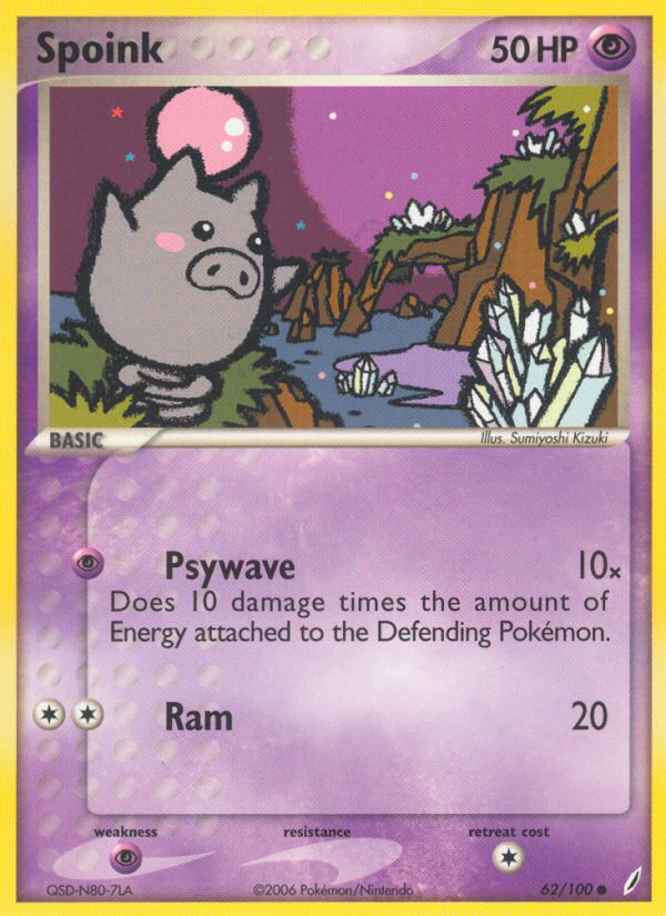 Spoink (62/100) [EX: Crystal Guardians] | Sanctuary Gaming