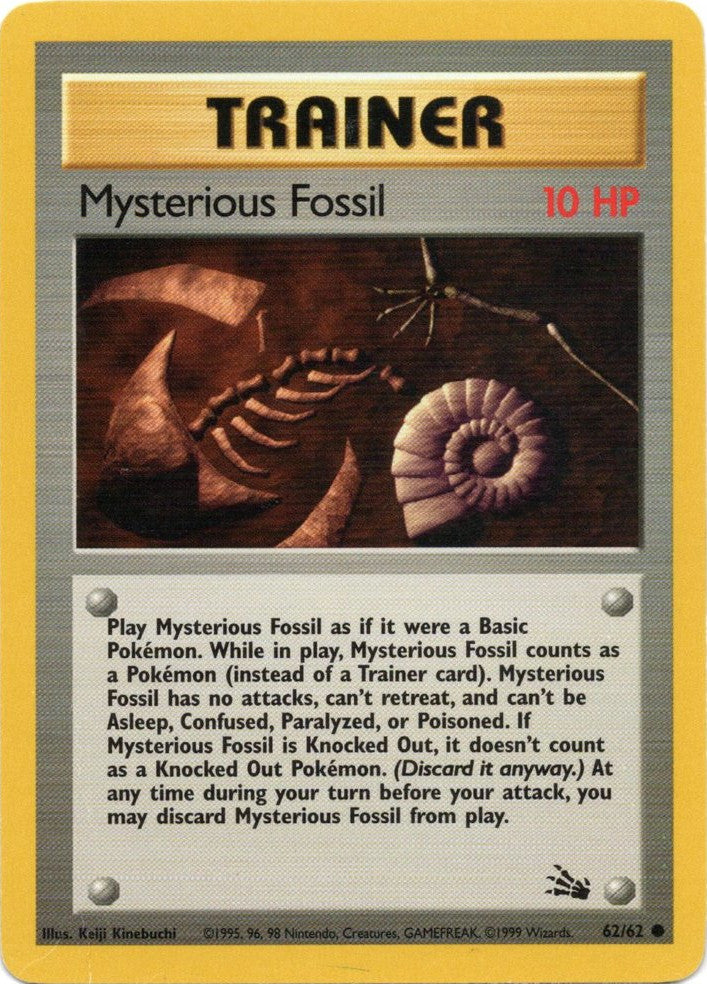 Mysterious Fossil (62/62) [Fossil Unlimited] | Sanctuary Gaming