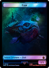Fish // Clue (0053) Double-Sided Token (Surge Foil) [Doctor Who Tokens] | Sanctuary Gaming