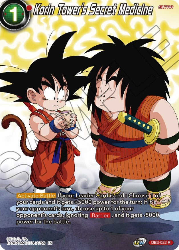 Korin Tower's Secret Medicine (DB3-022) [Theme Selection: History of Son Goku] | Sanctuary Gaming