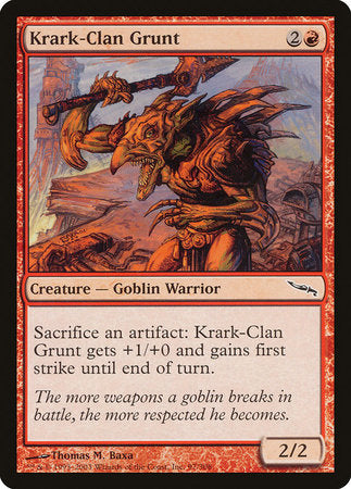 Krark-Clan Grunt [Mirrodin] | Sanctuary Gaming