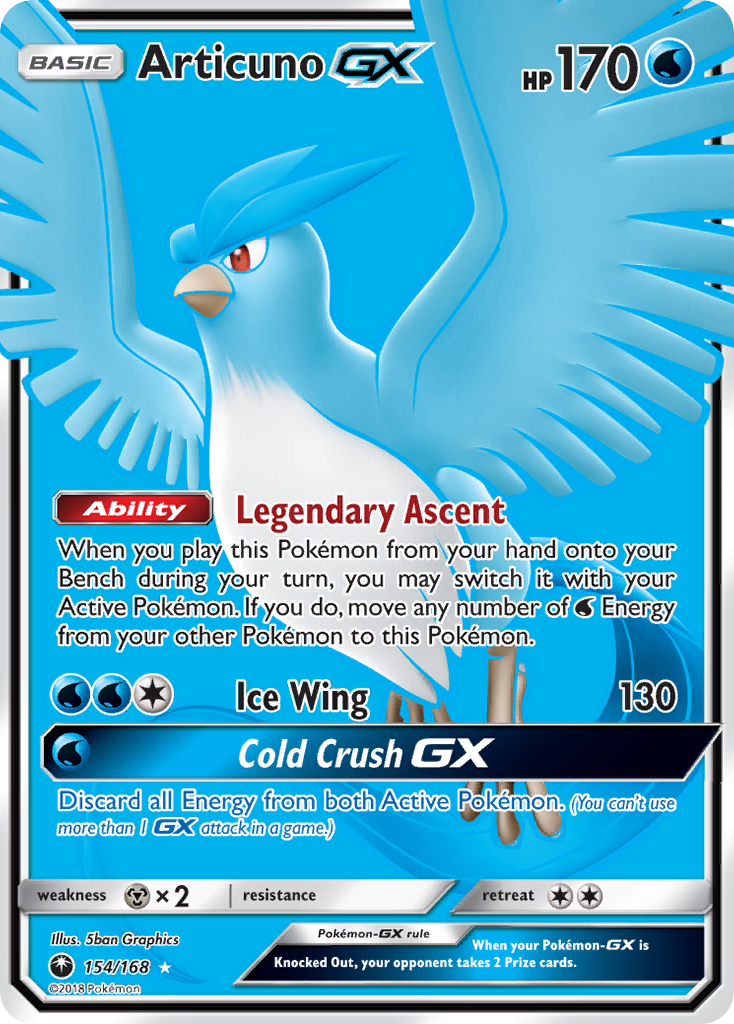 Articuno GX (154/168) [Sun & Moon: Celestial Storm] | Sanctuary Gaming